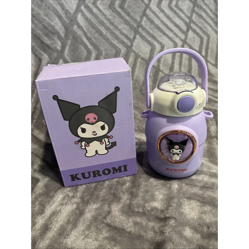 Sanrio Kuromi Thermos Bottle 700ml Stainless Steel Kids Water Bottle‎ Purple